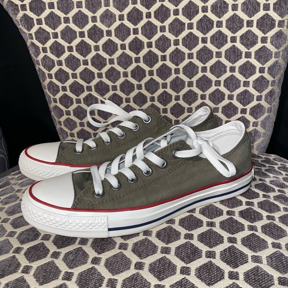 Olive/ Army Green Converse